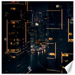 Photo Of Buildings During Nighttime Canvas 20  x 20  19 x19.27  Canvas - 1