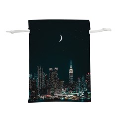 Skyline Photography Of Buildings Lightweight Drawstring Pouch (s)