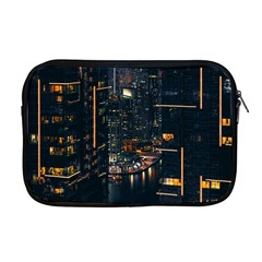 Photo Of Buildings During Nighttime Apple Macbook Pro 17  Zipper Case by Modalart