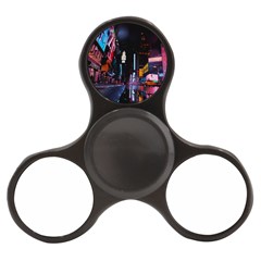 Roadway Surrounded Building During Nighttime Finger Spinner by Modalart