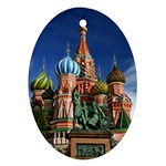 Saint Basil S Cathedral Ornament (Oval) Front