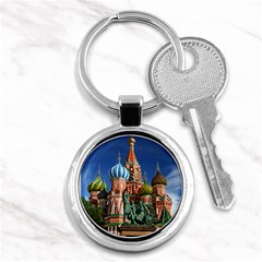 Saint Basil S Cathedral Key Chain (Round)