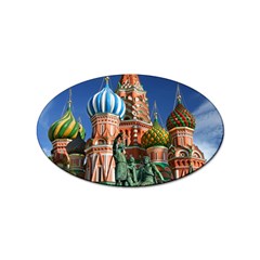 Saint Basil S Cathedral Sticker Oval (10 pack)