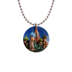 Saint Basil S Cathedral 1  Button Necklace