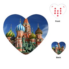 Saint Basil S Cathedral Playing Cards Single Design (Heart)