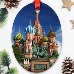 Saint Basil S Cathedral Oval Ornament (Two Sides)