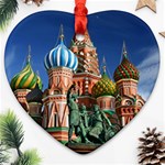 Saint Basil S Cathedral Heart Ornament (Two Sides) Back