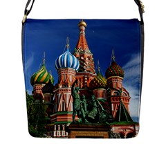 Saint Basil S Cathedral Flap Closure Messenger Bag (L)