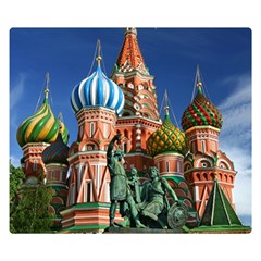 Saint Basil S Cathedral Two Sides Premium Plush Fleece Blanket (Small)