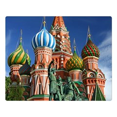 Saint Basil S Cathedral Two Sides Premium Plush Fleece Blanket (Large)