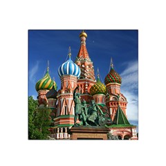 Saint Basil S Cathedral Satin Bandana Scarf 22  x 22 