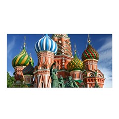 Saint Basil S Cathedral Satin Wrap 35  x 70 