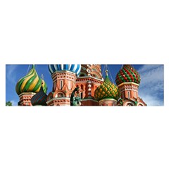 Saint Basil S Cathedral Oblong Satin Scarf (16  x 60 )