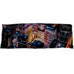 Aerial Photo Of Cityscape At Night Body Pillow Case Dakimakura (Two Sides) Front