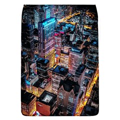 Aerial Photo Of Cityscape At Night Removable Flap Cover (l)