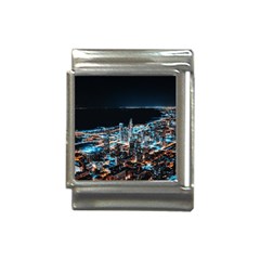 Aerial Photography Of Lighted High Rise Buildings Italian Charm (13mm) by Modalart