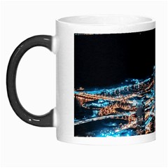 Aerial Photography Of Lighted High Rise Buildings Morph Mug by Modalart