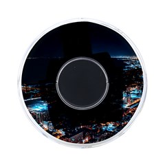 Aerial Photography Of Lighted High Rise Buildings On-the-go Memory Card Reader by Modalart