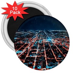 Aerial Shot Of Buildings 3  Magnets (10 Pack)  by Modalart