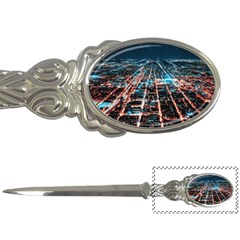 Aerial Shot Of Buildings Letter Opener by Modalart