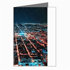 Aerial Shot Of Buildings Greeting Cards (pkg Of 8) by Modalart