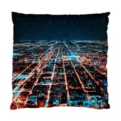 Aerial Shot Of Buildings Standard Cushion Case (one Side) by Modalart