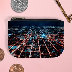 Aerial Shot Of Buildings Mini Coin Purse by Modalart