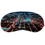 Aerial Shot Of Buildings Sleep Mask Front