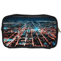 Aerial Shot Of Buildings Toiletries Bag (one Side) by Modalart