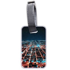 Aerial Shot Of Buildings Luggage Tag (two Sides) by Modalart