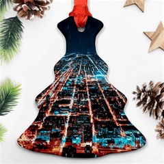 Aerial Shot Of Buildings Christmas Tree Ornament (two Sides) by Modalart