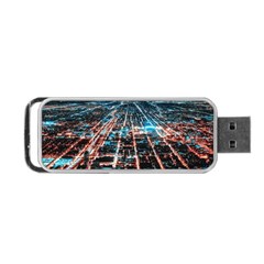 Aerial Shot Of Buildings Portable Usb Flash (one Side) by Modalart