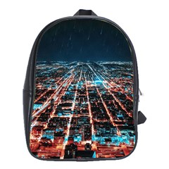 Aerial Shot Of Buildings School Bag (xl) by Modalart