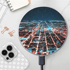 Aerial Shot Of Buildings Wireless Fast Charger(white) by Modalart