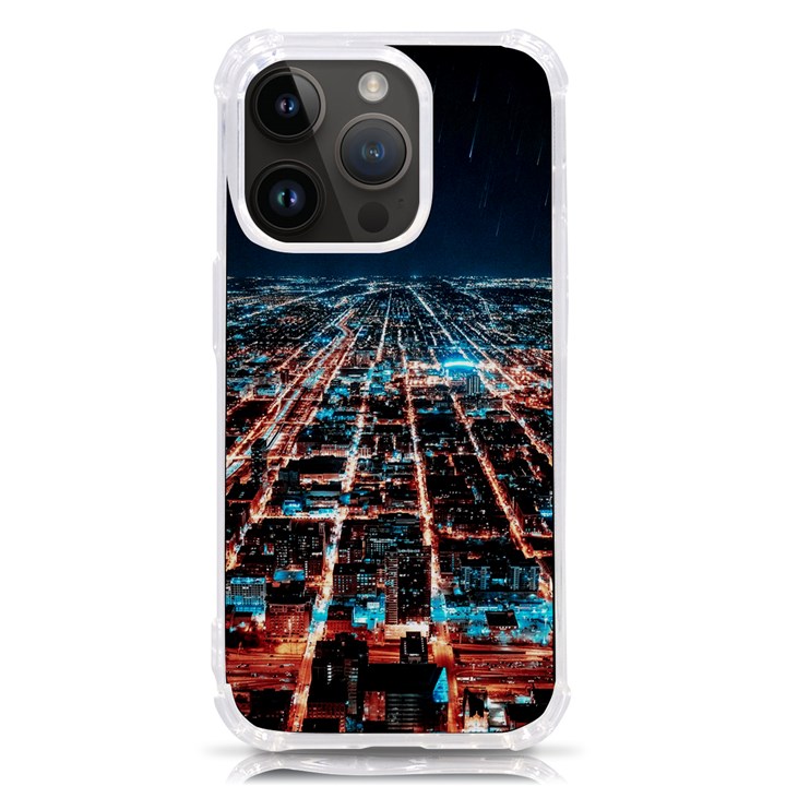 Aerial Shot Of Buildings iPhone 14 Pro TPU UV Print Case