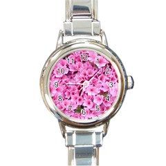 Beautiful Tree Flowers Round Italian Charm Watch by 1212