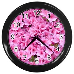 Beautiful Tree Flowers Wall Clock (black) by 1212