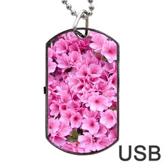 Beautiful Tree Flowers Dog Tag Usb Flash (one Side) by 1212