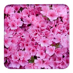 Beautiful Tree Flowers Square Glass Fridge Magnet (4 Pack) by 1212