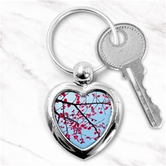 Beautiful Tree Flowers Key Chain (heart) by 1212