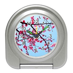 Beautiful Tree Flowers Travel Alarm Clock by 1212