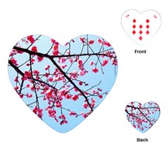 Beautiful Tree Flowers Playing Cards Single Design (heart) by 1212