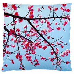 Beautiful Tree Flowers Standard Premium Plush Fleece Cushion Case (two Sides) by 1212