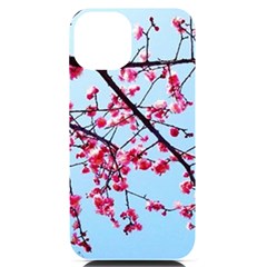 Beautiful Tree Flowers Iphone 14 Black Uv Print Case by 1212