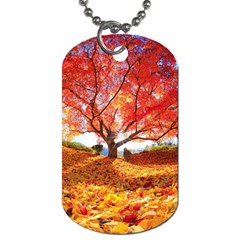 Beautiful Tree Flowers Dog Tag (one Side) by 1212