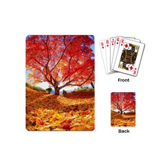 Beautiful Tree Flowers Playing Cards Single Design (mini)