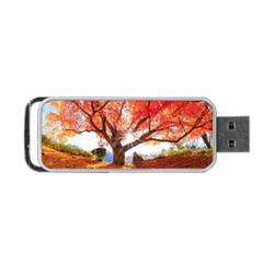 Beautiful Tree Flowers Portable Usb Flash (one Side) by 1212