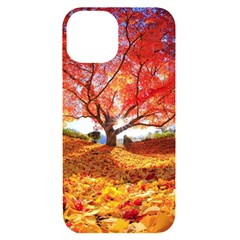 Beautiful Tree Flowers Iphone 14 Black Uv Print Case by 1212