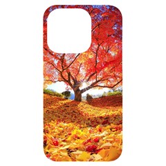 Beautiful Tree Flowers Iphone 14 Pro Black Uv Print Case by 1212