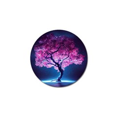 Beautiful Tree Flowers Golf Ball Marker by 1212